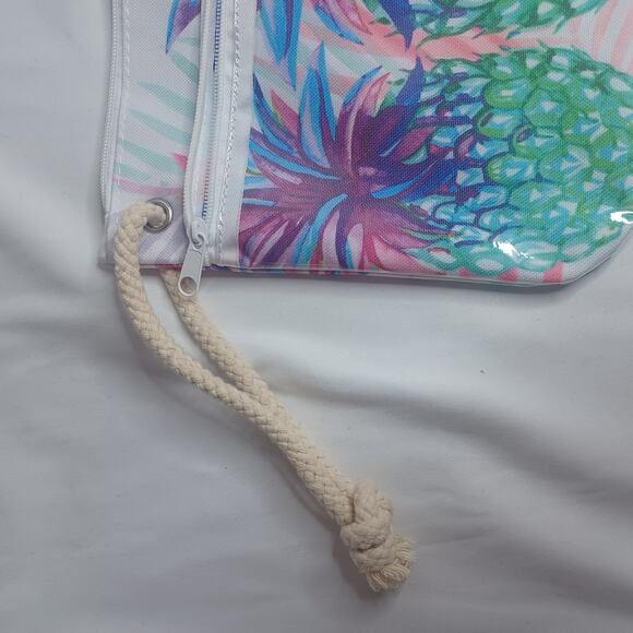 Morgan Home Wet Dry Bag Pineapple Print Beach Case NWT - Picture 6 of 7
